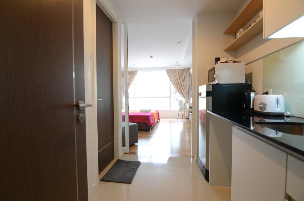 Studio Apartment Near Bts Skytrain Free Wifi Bangkok Exterior photo